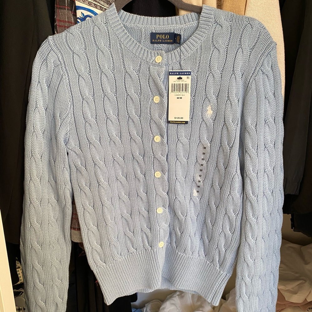 Polo Ralph Lauren Cable-Knit Cotton Cardigan